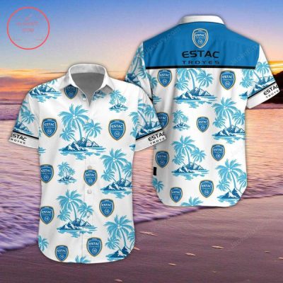 RC Strasbourg Alsace Cococut Tree Hawaiian Shirt