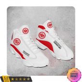 Eintracht Frankfurt White Red Air Jordan 13 Shoes