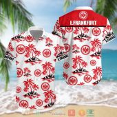 Eintracht Frankfurt Coconut Tree Hawaiian Shirt