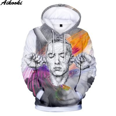 Eminem Grey Pullover Hoodie