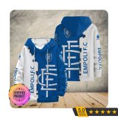 Empoli FC Blue White Logo Pullover Hoodie