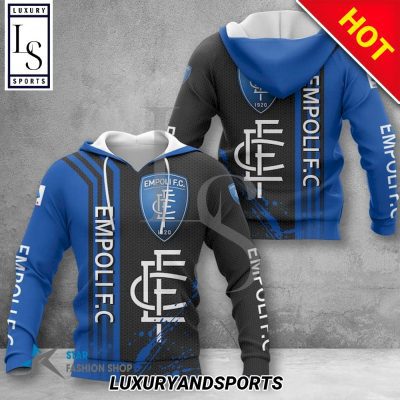 Empoli FC Black Blue Pullover Hoodie