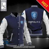 Empoli FC Dark Blue White Baseball Jacket