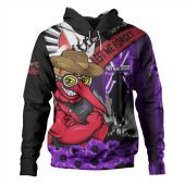 Essendon Hoodie ANZAC Day Honor Purple Valor And Spirit