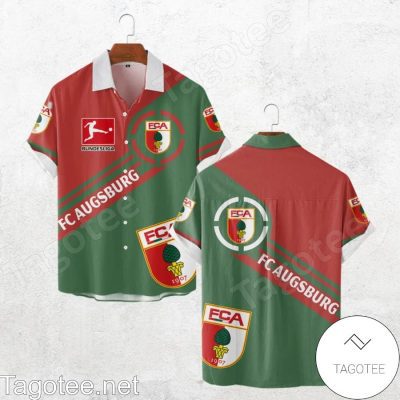 FC Augsburg Bundesliga Hawaiian Shirt