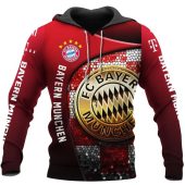 Bayern Munich Red The Bavarians Pullover Hoodie