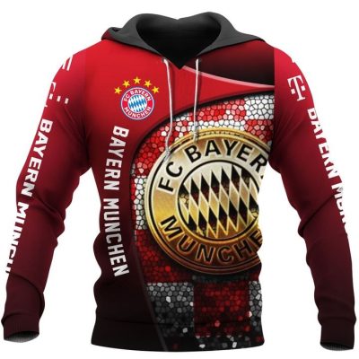 Bayern Munich Red The Bavarians Pullover Hoodie