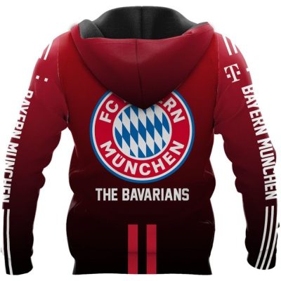 Bayern Munich Red The Bavarians Pullover Hoodie