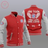 Bayern Munich Red One Team Baseball Jacket