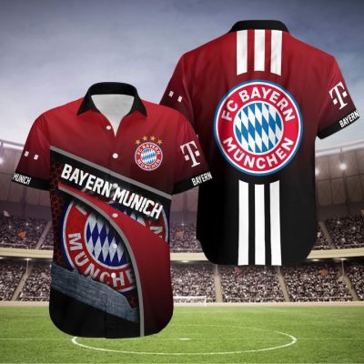 Bayern Munich Dark Red Limited Hawaiian Shirt