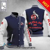 1. FC K?ln Dark Blue White Baseball Jacket