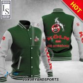 1. FC K?ln Dark Green White Baseball Jacket