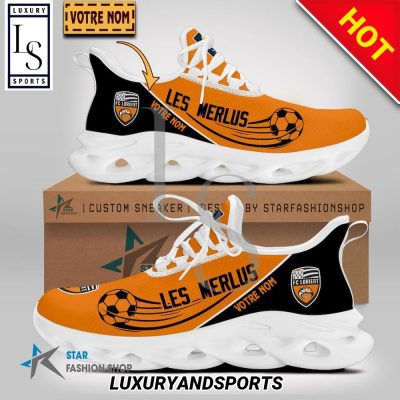 FC Lorient Custom Name Max Soul Shoes