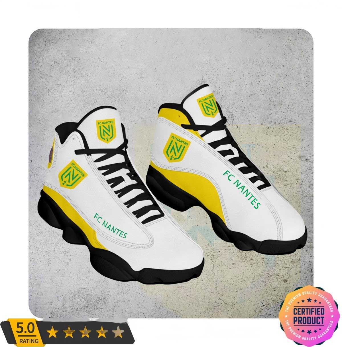 FC Nantes White Yellow Air Jordan 13 Shoes FC Nantes White Yellow Air Jordan 13 Shoes