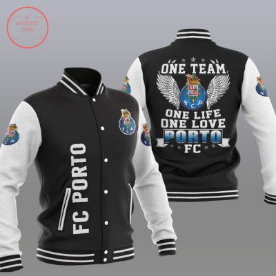 FC Porto Black One Team Baseball Jacket
