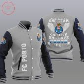 FC Porto Grey One Team Baseball Jacket