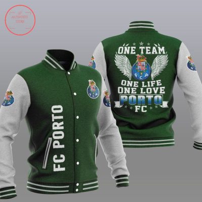 FC Porto Green One Team Baseball Jacket