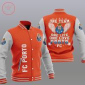 FC Porto Orange One Team Baseball Jacket