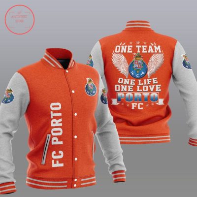 FC Porto Orange One Team Baseball Jacket