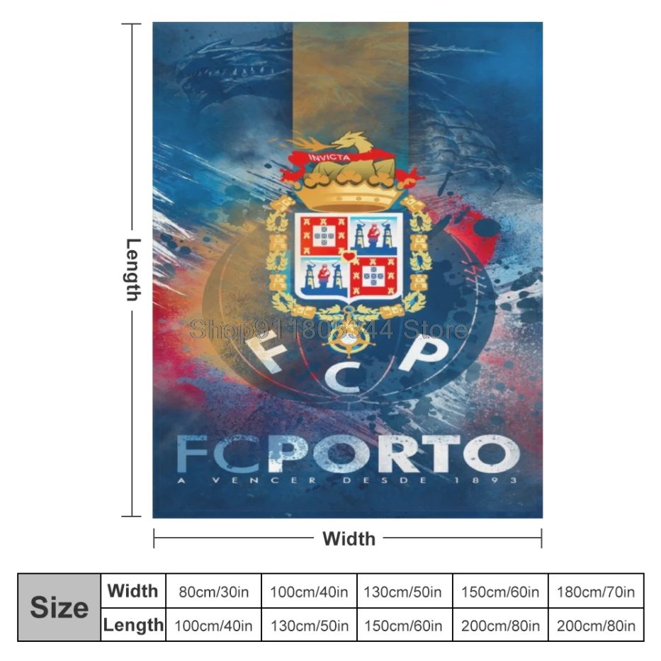 FC Porto Vencer Desde 1893 Fleece Blanket FC Porto Vencer Desde 1893 Fleece Blanket