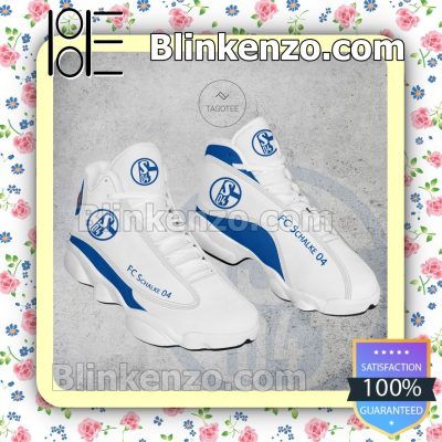 FC Schalke 04 White Air Jordan 13 Shoes