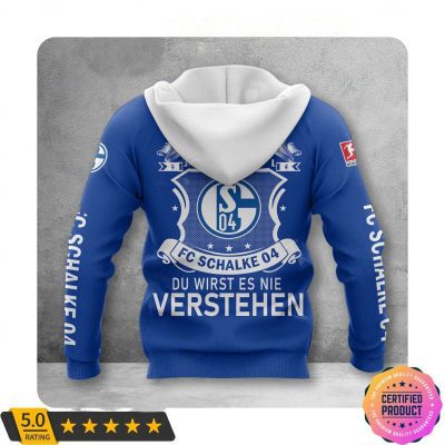 FC Schalke 04 Verstehen Blue Pullover Hoodie