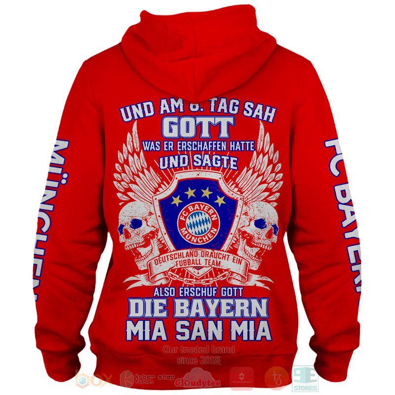 Bayern Munich Red Mia San Mia Pullover Hoodie