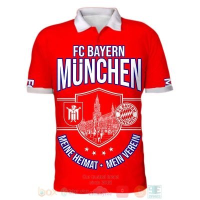 Bayern Munich Red Mia San Mia Polo Shirt