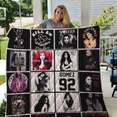 Selena Gomez Quilt Blanket V3