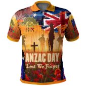 Australia Anzac Day Polo Shirt - Anzac Day Commemoration 1939 - 1945