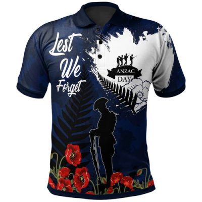 New Zealand Anzac Polo Shirt - Anzac Day