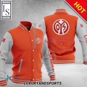 1. FSV Mainz 05 Orange White Baseball Jacket