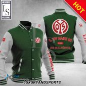 1. FSV Mainz 05 Dark Green White Baseball Jacket