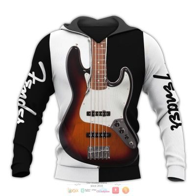 Music Lover - Wooden Guitar Pullover Hoodie