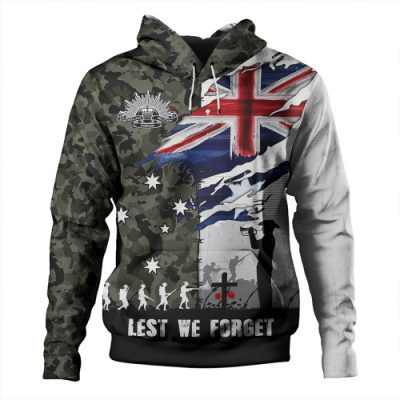 Australia Hoodie Remembrance Day Lest We Forget Australian Military Tribute