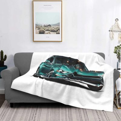 Ford Mustang Highland Green Fleece Blanket