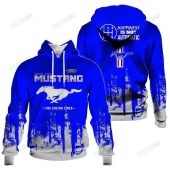 Ford Mustang The Legend Lives Happiness Is Not Automatic Pullover Hoodie