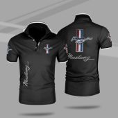 Ford Mustang Black Polo Shirt