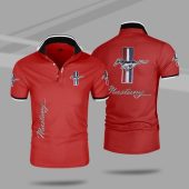 Ford Mustang Red Polo Shirt