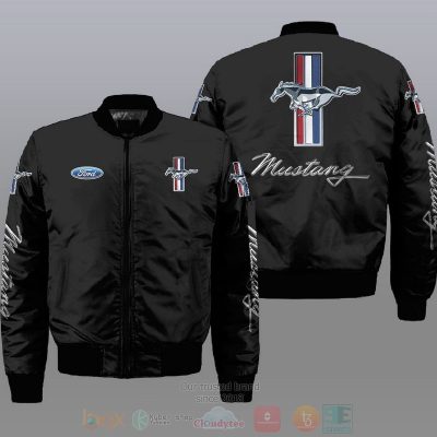 Ford Mustang Black Bomber Jacket