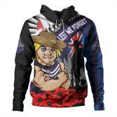 Fremantle Hoodie Anzac Day Honor United In Spirit