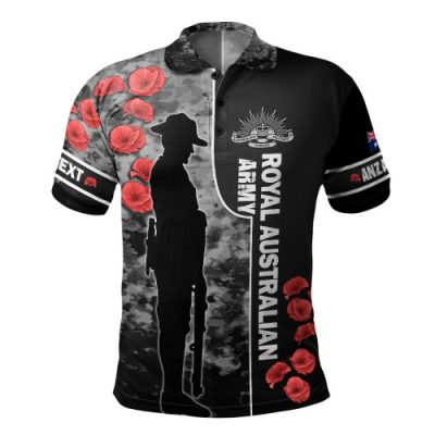 Australia Polo Shirt - Custom Royal Australian Army Anzac Day Camouflage Style