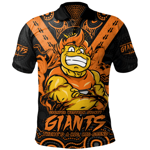 GWS GIANTS Polo Shirt Ripped Legacy Of The Game GWS GIANTS Polo Shirt Ripped Legacy Of The Game