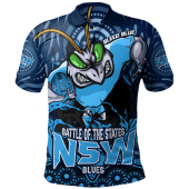 New South Wales Blues Polo Shirt State Crusher NSW Blues