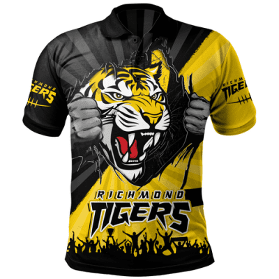 Richmond Polo Shirt Breaking Through Fan Design