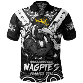 Collingwood Polo Shirt Ripped Legacy of the Game