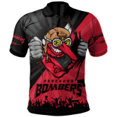 Essendon Polo Shirt Breaking Through Fan Design