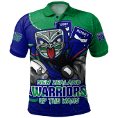 New Zealand Warriors Polo Shirt Battle For Glory Rugby Finals Edition