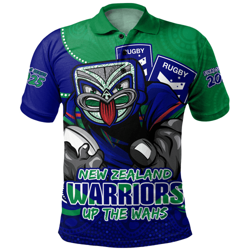 New Zealand Warriors Polo Shirt Battle For Glory Rugby Finals Edition New Zealand Warriors Polo Shirt Battle For Glory Rugby Finals Edition