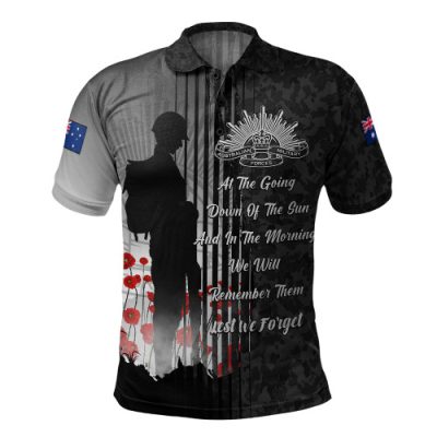 Australia Anzac Polo Shirts - Anzac Lest We Forget The Australian Army